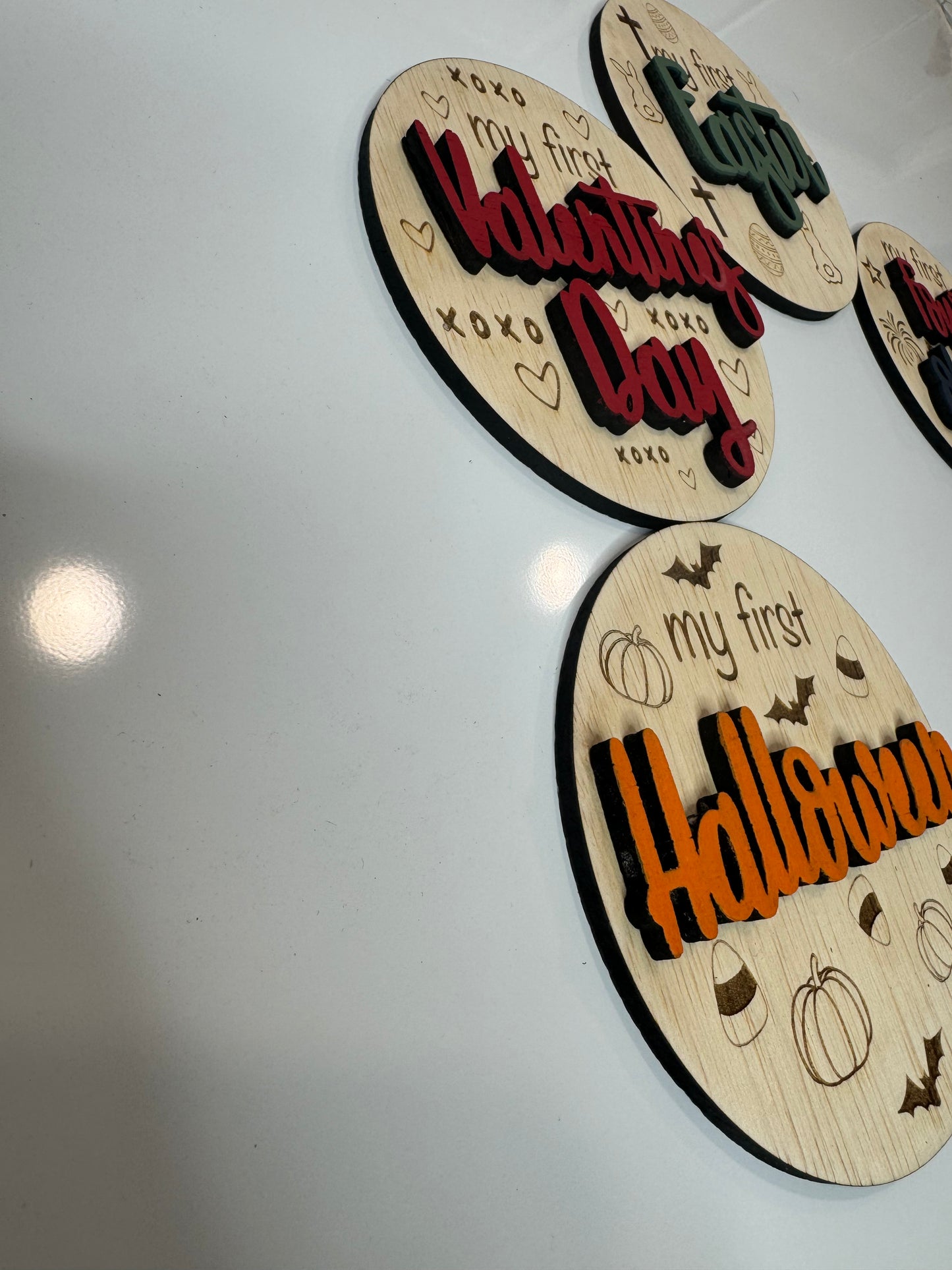 Baby Milestone First Holiday Cards