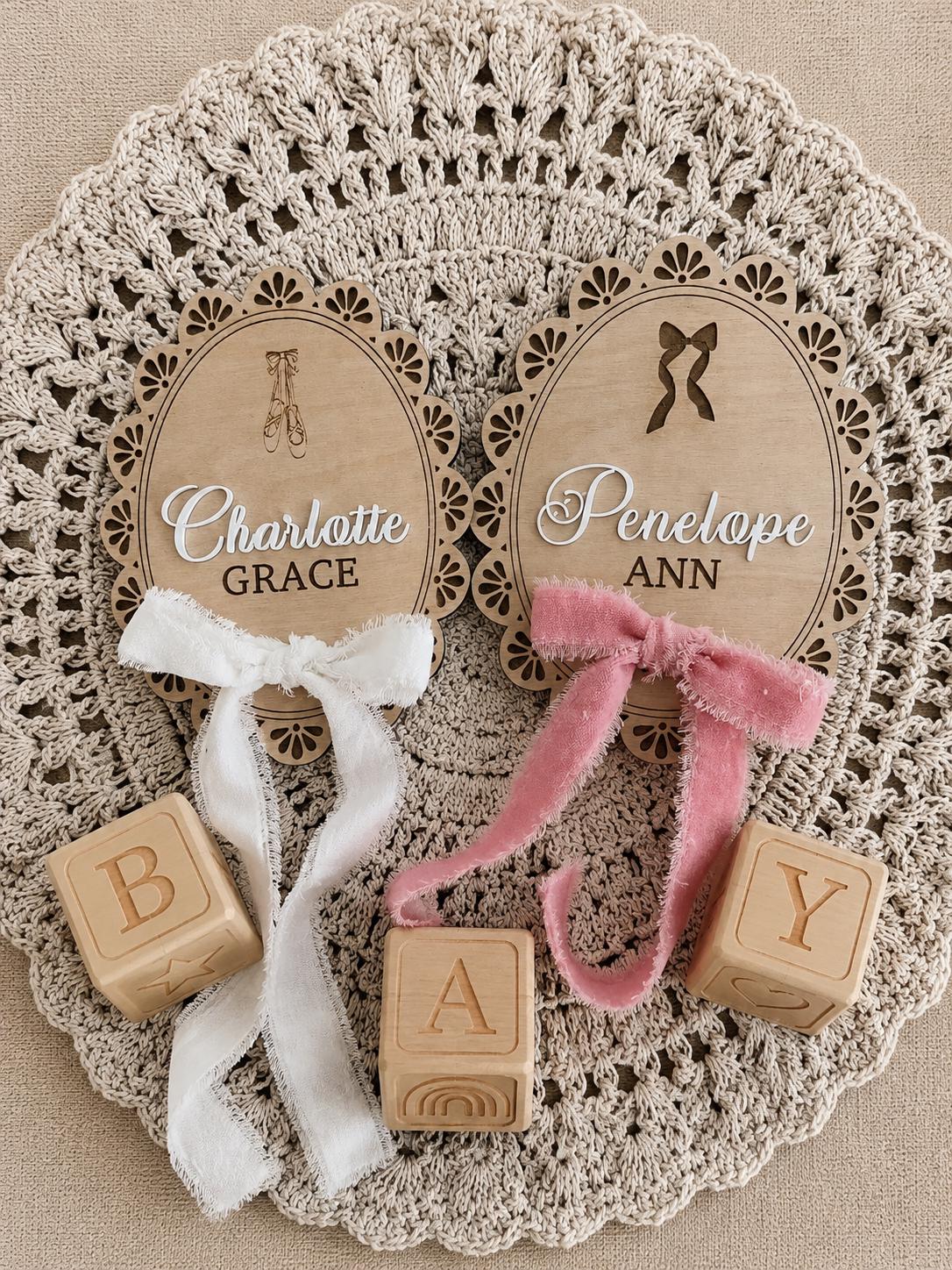 Personalized Baby Announcement & Birth Stat Board | Custom Wooden Name Sign | Newborn Photo Prop | Baby Shower Gift