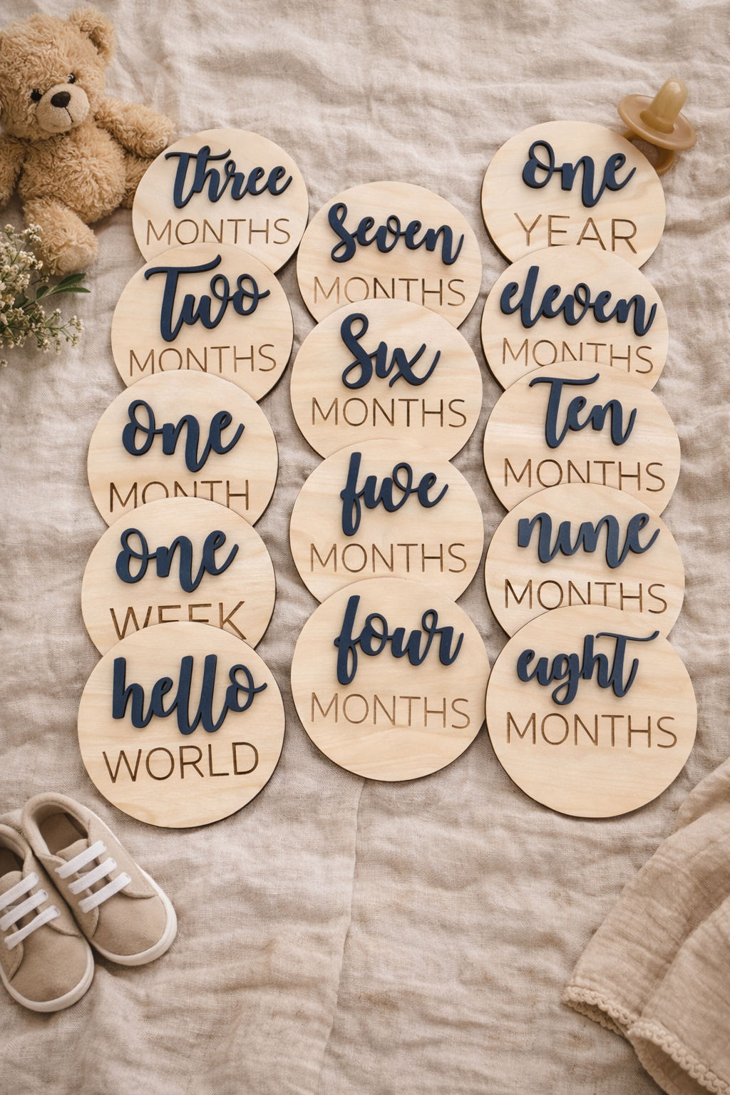 Baby Milestone Cards