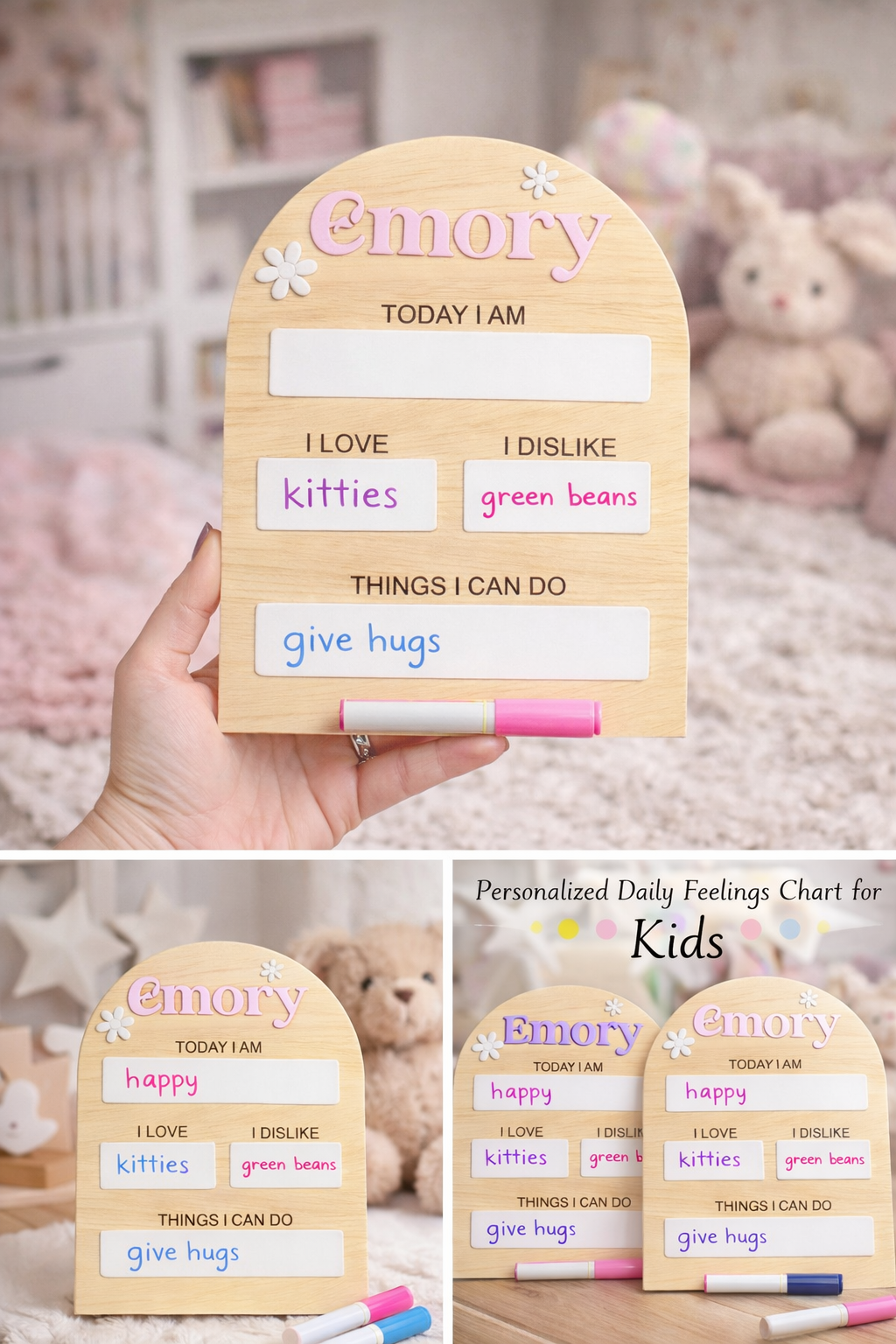 Baby Milestone First Memory Board - Personalized Baby Board