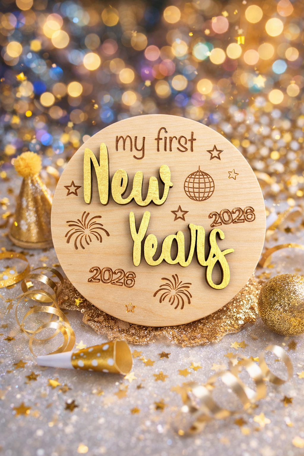 Baby Milestone First Holiday Card Set