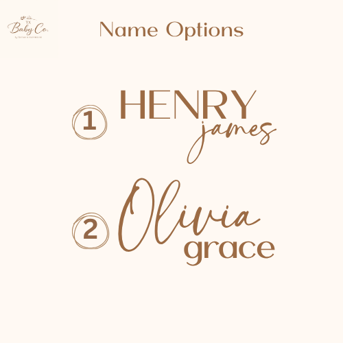 Personalized Acrylic Baby Name Sign | Nursery Photo Prop